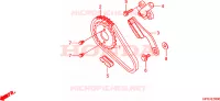 CATENA CAMMA per Honda FOURTRAX 500 FOREMAN 4X4 Electric Shift 2008