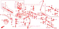 CILINDRO MAESTRO FRENO per Honda FOURTRAX 500 FOREMAN 4X4 Electric Shift 2008