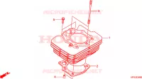 CILINDRO per Honda FOURTRAX 500 FOREMAN 4X4 Electric Shift 2008