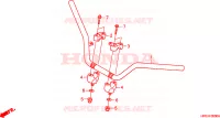 CONDOTTO MANIGLIA per Honda FOURTRAX 500 FOREMAN 4X4 Electric Shift 2008