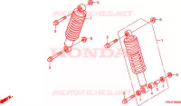 CUSCINO ANTERIORE per Honda FOURTRAX 500 FOREMAN 4X4 Electric Shift 2008