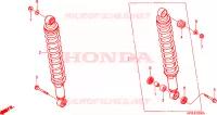 CUSCINO POSTERIORE per Honda FOURTRAX 500 FOREMAN 4X4 Electric Shift 2008