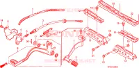 GRADINO/PEDALE per Honda FOURTRAX 500 FOREMAN 4X4 Electric Shift 2008