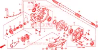 INGRANAGGIO FINALE per Honda FOURTRAX 500 FOREMAN 4X4 Electric Shift 2008