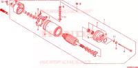 MOTORE AVVIAMENTO per Honda FOURTRAX 500 FOREMAN 4X4 Electric Shift 2008