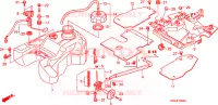 SERBATOIO COMBUSTIBILE per Honda FOURTRAX 500 FOREMAN 4X4 Electric Shift 2008