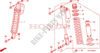 CUSCINO ANTERIORE per Honda TRX 450 R SPORTRAX Electric Start 2010