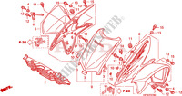 PARAFANGO ANTERIORE per Honda TRX 450 R SPORTRAX Electric Start 2009