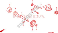 POMPA OLIO per Honda TRX 450 R SPORTRAX Electric Start 2009