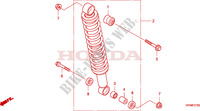 CUSCINO POSTERIORE per Honda FOURTRAX 420 RANCHER 4X4 Manual Shift 2008