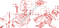 SERBATOIO COMBUSTIBILE per Honda FOURTRAX 420 RANCHER 4X4 Manual Shift 2008