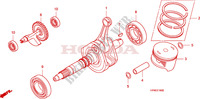ALBERO MANOVELLA/PISTONE per Honda FOURTRAX 420 RANCHER 2X4 Electric Shift 2009
