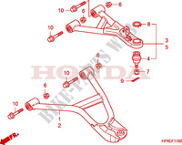 BRACCIO ANTERIORE(2WD) per Honda FOURTRAX 420 RANCHER 2X4 BASE 2010