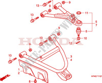 BRACCIO ANTERIORE(4WD) per Honda FOURTRAX 420 RANCHER 4X4 PS 2009