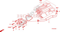 COPERTINA POMPA ACQUA per Honda FOURTRAX 420 RANCHER 4X4 PS RED 2010