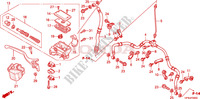 CILINDRO MAESTRO FRENO per Honda FOURTRAX 420 RANCHER 2X4 Electric Shift 2011