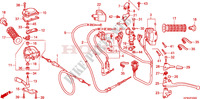 LEVA MANIGLIA/INTERRUTTORE/CAVO per Honda FOURTRAX 420 RANCHER 2X4 Electric Shift 2011
