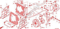 RADIATORE per Honda FOURTRAX 420 RANCHER 2X4 Electric Shift 2011