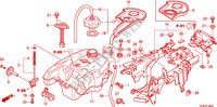 SERBATOIO COMBUSTIBILE per Honda FOURTRAX 420 RANCHER 2X4 Electric Shift 2011