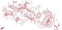 RUOTA POSTERIORE per Honda SILVER WING 600 ABS 2011
