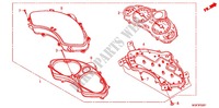 STRUMENTAZIONE CONTA KM TACHIMETRO  (FJS600A9 2KO/FJS600AB/DB) per Honda SILVER WING 600 ABS 2012