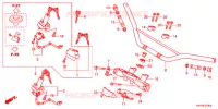 CONDOTTO MANIGLIA/PONTE SOPRA (2) per Honda XRE 300 2010