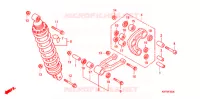 CUSCINO POSTERIORE(2) per Honda XRE 300 2010
