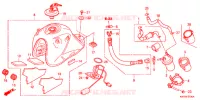 SERBATOIO COMBUSTIBILE per Honda XRE 300 2010
