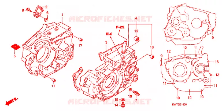 CASSA MANOVELLA/POMPA OLIO Honda MOTO 300 XR 2010  XRE300A