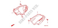 FILTRO ARIA/COPERTURA LATO per Honda CB 600 F HORNET ABS WHITE 34HP 2012