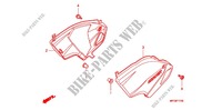 FILTRO ARIA/COPERTURA LATO per Honda CB 600 F HORNET ABS WHITE 2012