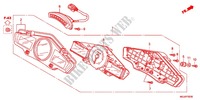 INDICATORE COMBINAZIONE per Honda CBF 1000 ABS 2012