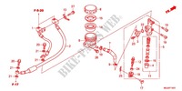 POMPA FRENO POSTERIORE (CBF1000FA/FT/FS) per Honda CBF 1000 ABS 2012