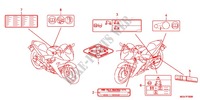 ETICHETTA CAUZIONE(1) per Honda CBR 600 F ABS 2012