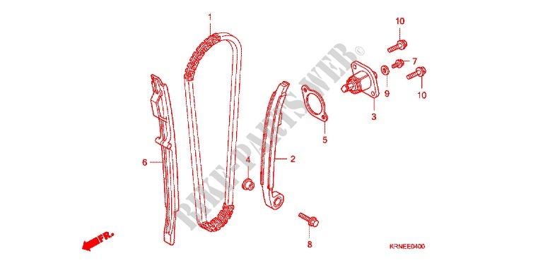 CATENA CAMMA/TENSIONE per Honda CRF 250 R 2013