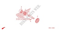 CASSA MANOVELLA/POMPA OLIO per Honda CRF 250 X 2012