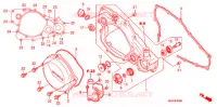 COPERTURA CASSA MANOVELLA D./WATERPUMP per Honda CRF 450 R 2012