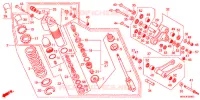 CUSCINO POSTERIORE(2) per Honda CRF 450 R 2012