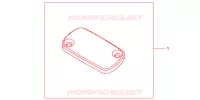 FRONT MASTER CYLINDER CAP per Honda CRF 450 R 2012