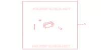 REAR BREAK ROD JOINT per Honda CRF 450 R 2012