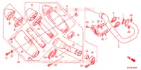 SMORZATORE SCARICO(2) per Honda CRF 450 R 2012