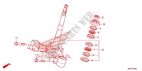 GAMBA STERZO/PONTE SOPRA per Honda S WING 125 2012