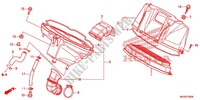 COPERTURA ANTERIORE/FILTRO ARIA per Honda INTEGRA 700 35KW 2012