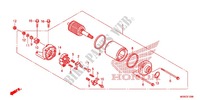 MOTORE AVVIAMENTO per Honda INTEGRA 700 35KW 2012