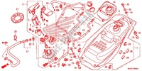 SERBATOIO COMBUSTIBILE/POMPA COMBUSTIBILE per Honda INTEGRA 700 35KW 2012