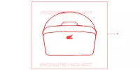 BORSA INT.TOP CASE per Honda INTEGRA 700 2012