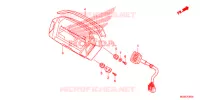 INDICATORE COMBINAZIONE per Honda INTEGRA 700 2012