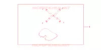 KIT MAT AND STRAP per Honda INTEGRA 700 2012