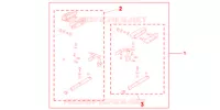 SUPPORTO BORSE per Honda INTEGRA 700 2012