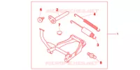 CAVALLETTO PRINCIPALE per Honda NC 700 ABS 35KW 2012